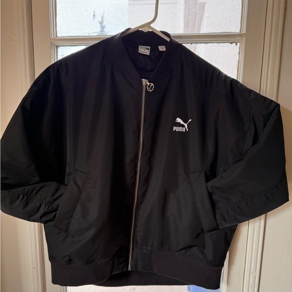 Puma Black Bomber Jacket for Women - Picture 1 of 2